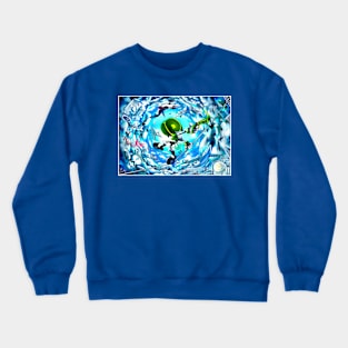 Sky battle - flying boat Crewneck Sweatshirt